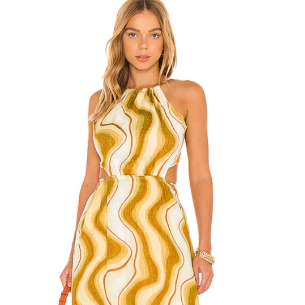 NWOT Faithfull the Brand La Piedra Maxi Dress  Talamanca Print